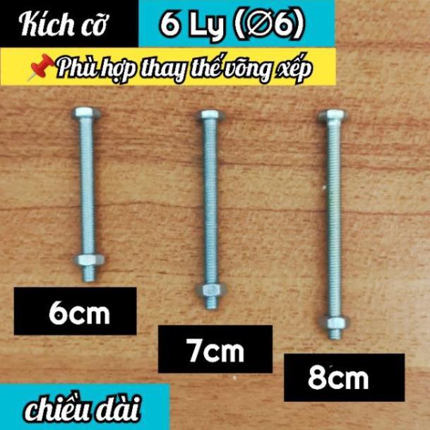 Bu lông (bulong) - tán - ốc - vít bắt võng / thay thế khi bị hỏng (gãy, rỉ sét)