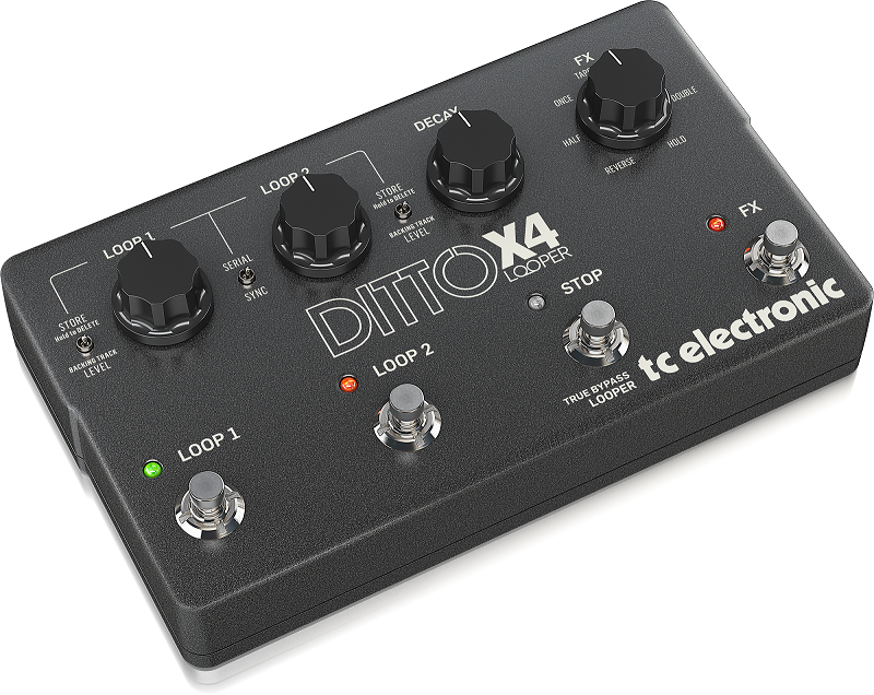 TC ELECTRONIC Guitar Stompboxes Ditto x4 Looper- Hàng Chính Hãng