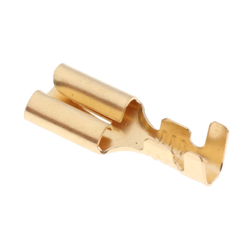 10 Pieces Automotive 5 Pin Relay Socket Holders with 6.3mm Copper Terminals