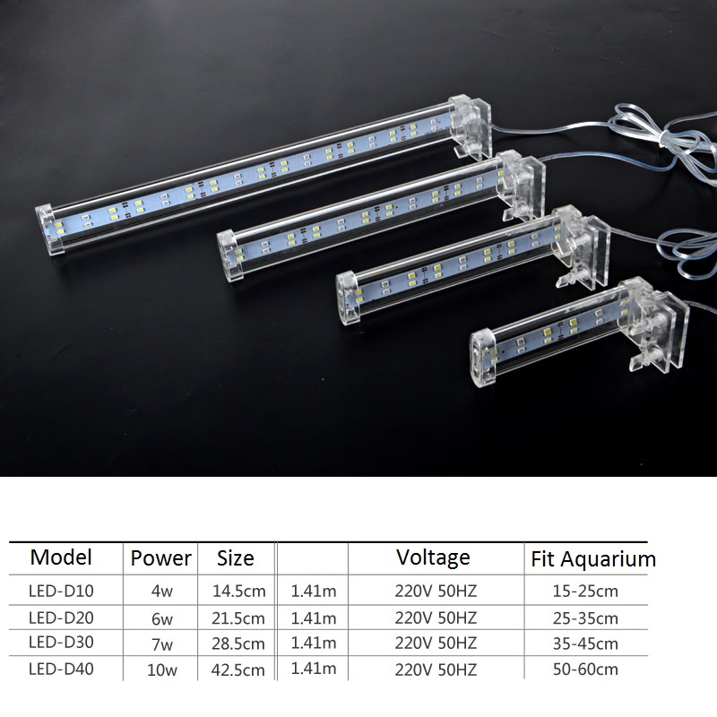 Đèn Led kẹp bể cá Xilong LED-D10