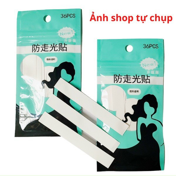 M198. Túi 36 miếng dán áo chống hở, băng dính cố định quần áo siêu hot