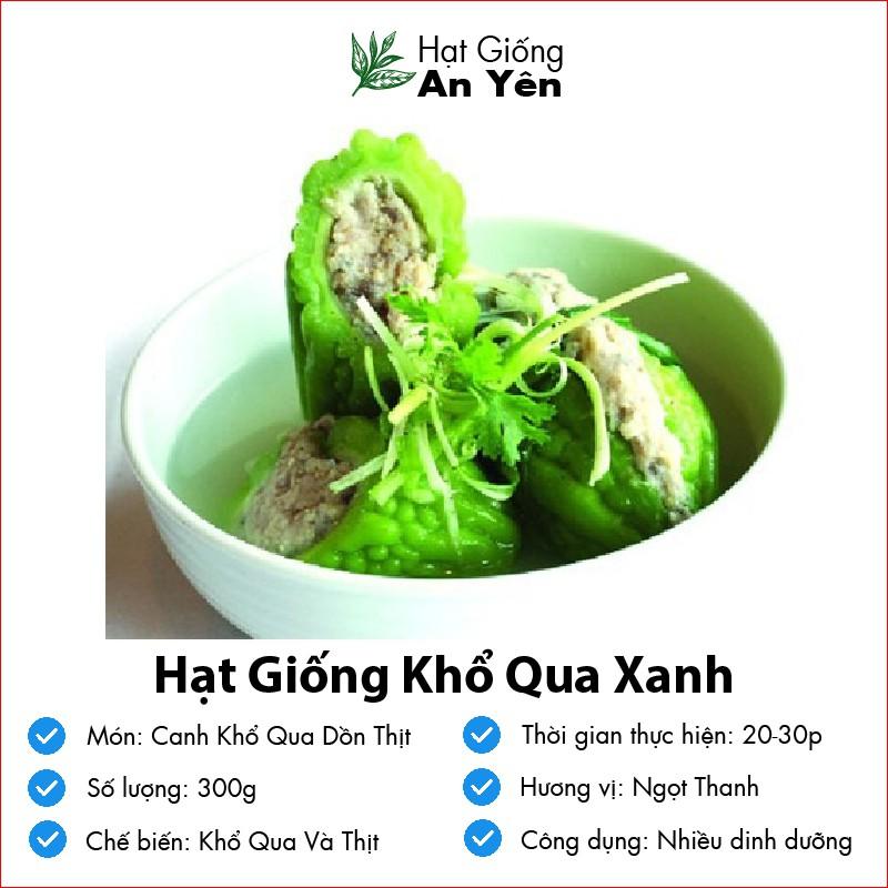 Hạt giống Khổ Qua Xanh thu hoạch sớm, dễ trồng, nảy mầm cao, sinh trưởng khoẻ