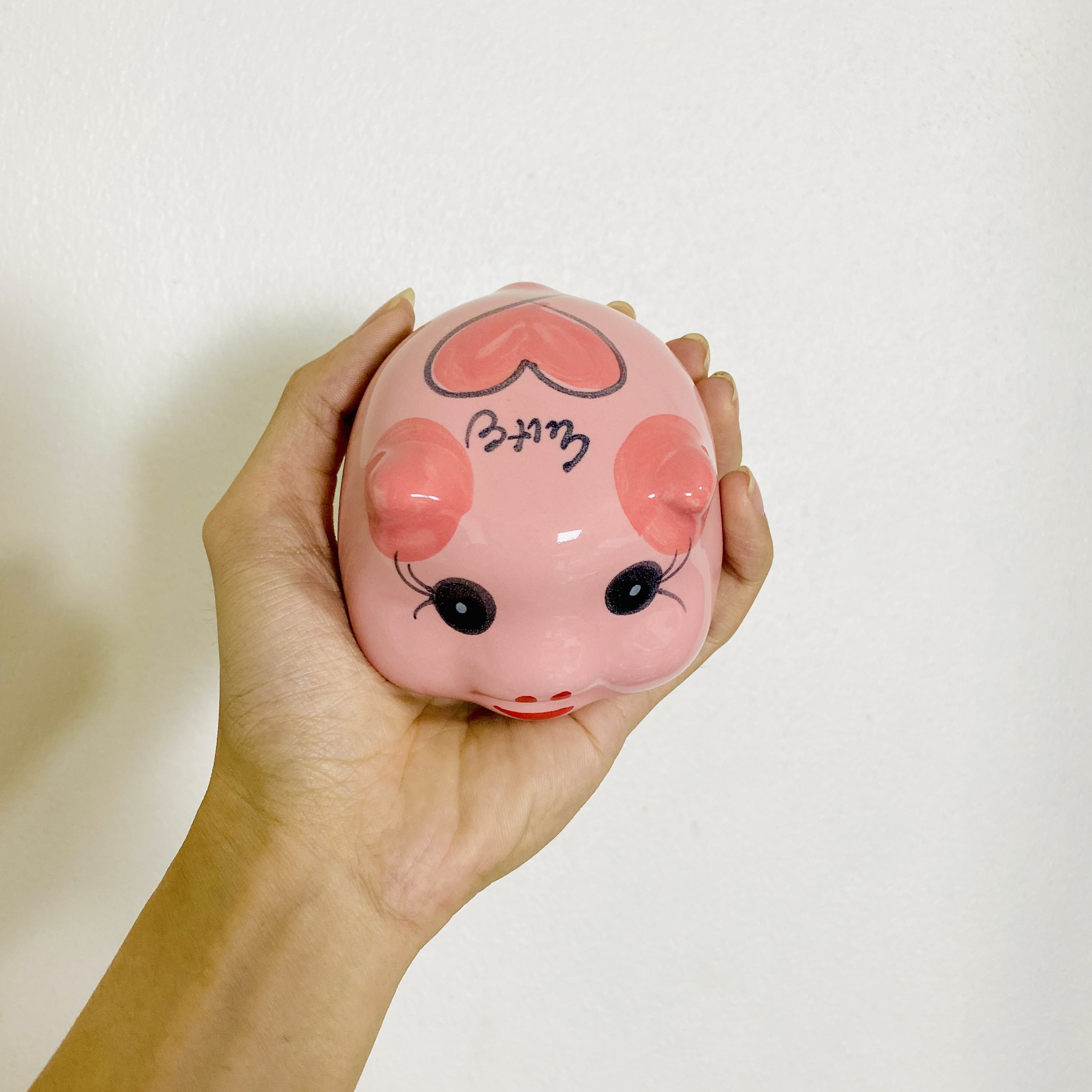 Heo đựng nhẫn vàng, Chất liệu gốm sứ cao cấp Loại 1