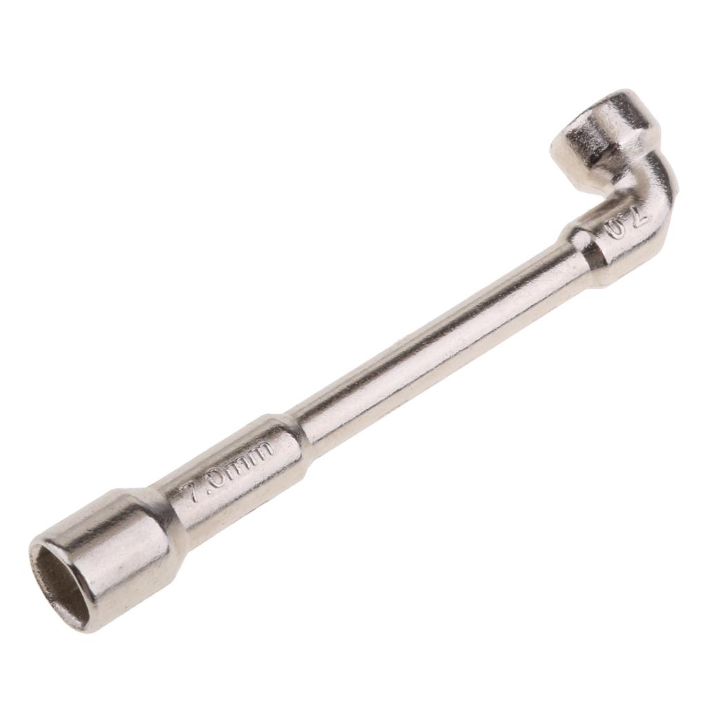 2pcs L Type Pipe Elbow Wrench Double Head Outer Hexagon Sleeves Wrench