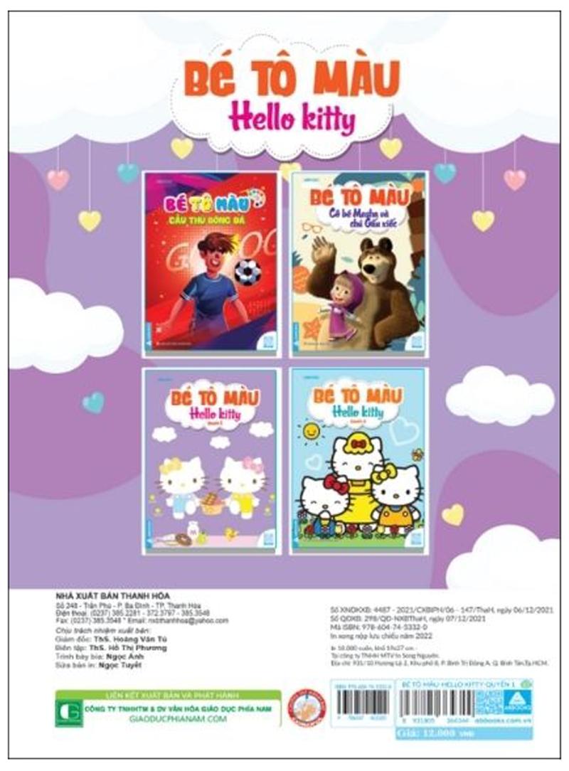 Bé Tô Màu - Hello Kitty - Quyển 1