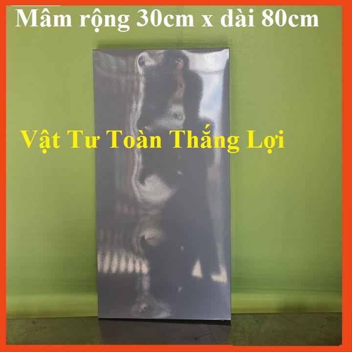 Mâm sắt V lỗ ( rộng 30cmx dài 80cm) ráp kệ sắt V lỗ đa năng