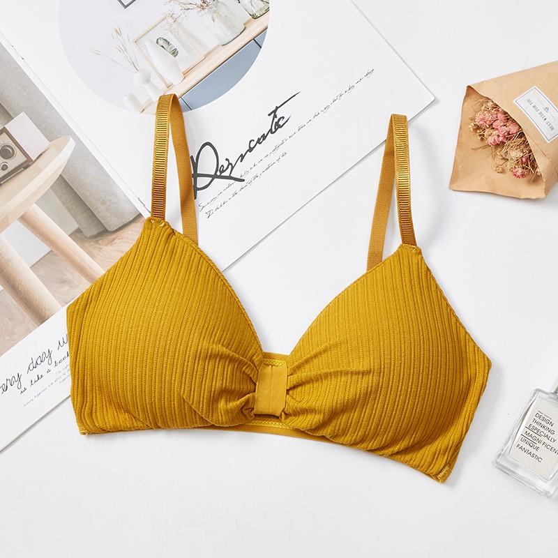 Áo Lót Bra Coton Nơ Đệm Dày Không Gọng BR26