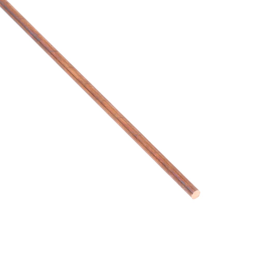 Đồng Tròn Thanh Nguyên Chất Đường Kính 4 Mm 50 Cm Chắc Chắn Tiện Thanh Cắt Kim Loại