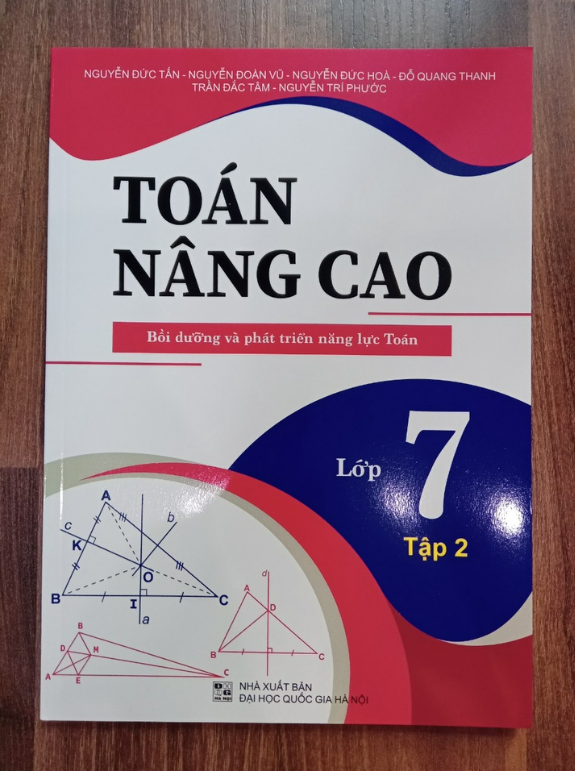 Sách - Combo Toán nâng cao Bồi dưỡng và phát triển năng lực Toán lớp 7 tập 1 + tập 2