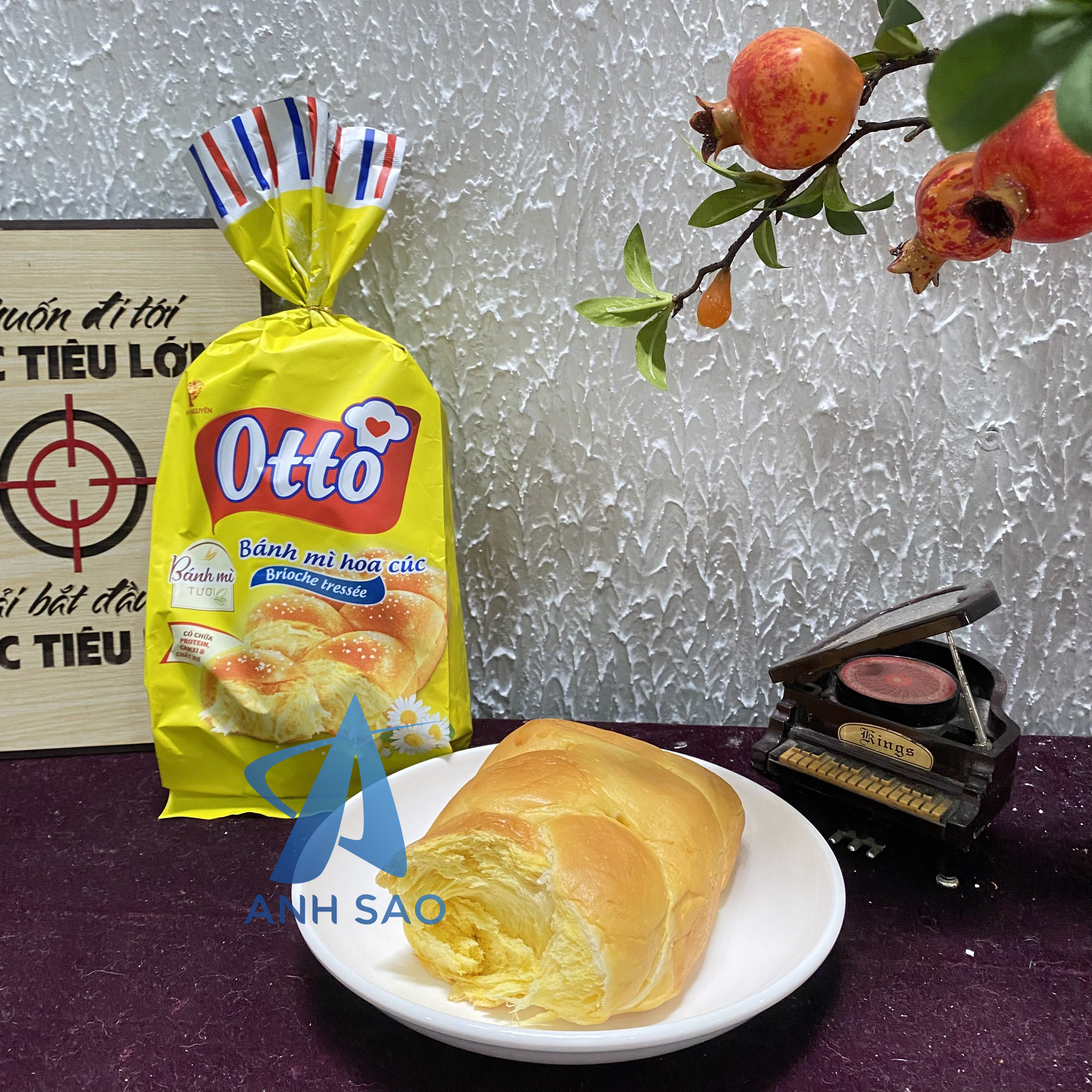 Combo 2 ổ Bánh mì hoa cúc Otto 300g Phạm Nguyên