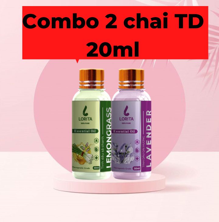COMBO TẶNG QUÀ - Tinh dầu thiên nhiên mùi hương dễ chịu, thư giãn, thoải mái, đuổi muỗi xông phòng - Tặng máy xông lõi bông