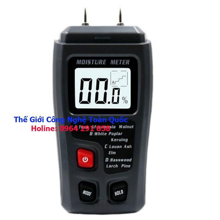 Máy đo độ ẩm tường và độ ẩm gỗ tặng kèm pin
