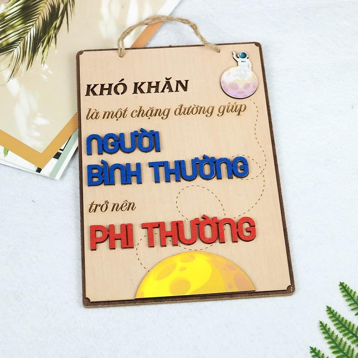 15 MẫuTranh gỗ tạo động lực cao cấp trang trí văn phòng 20x27cm