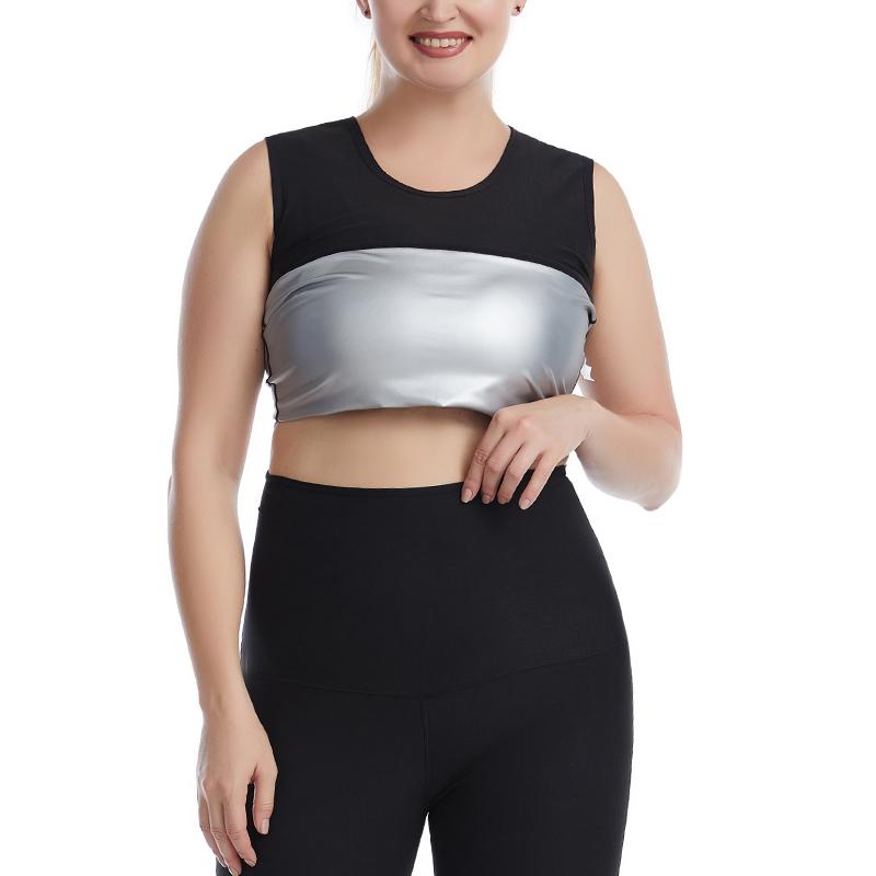 2022 Phụ Nữ Quần Lót Sinh Nhiệt Size + Áo Sơ Mi Nhiệt Shapers Mùa Đông Quần Áo Ấm Tee Mồ Hôi Xông Hơi Áo Vest Quần Lót Không Đường May Thân Mật