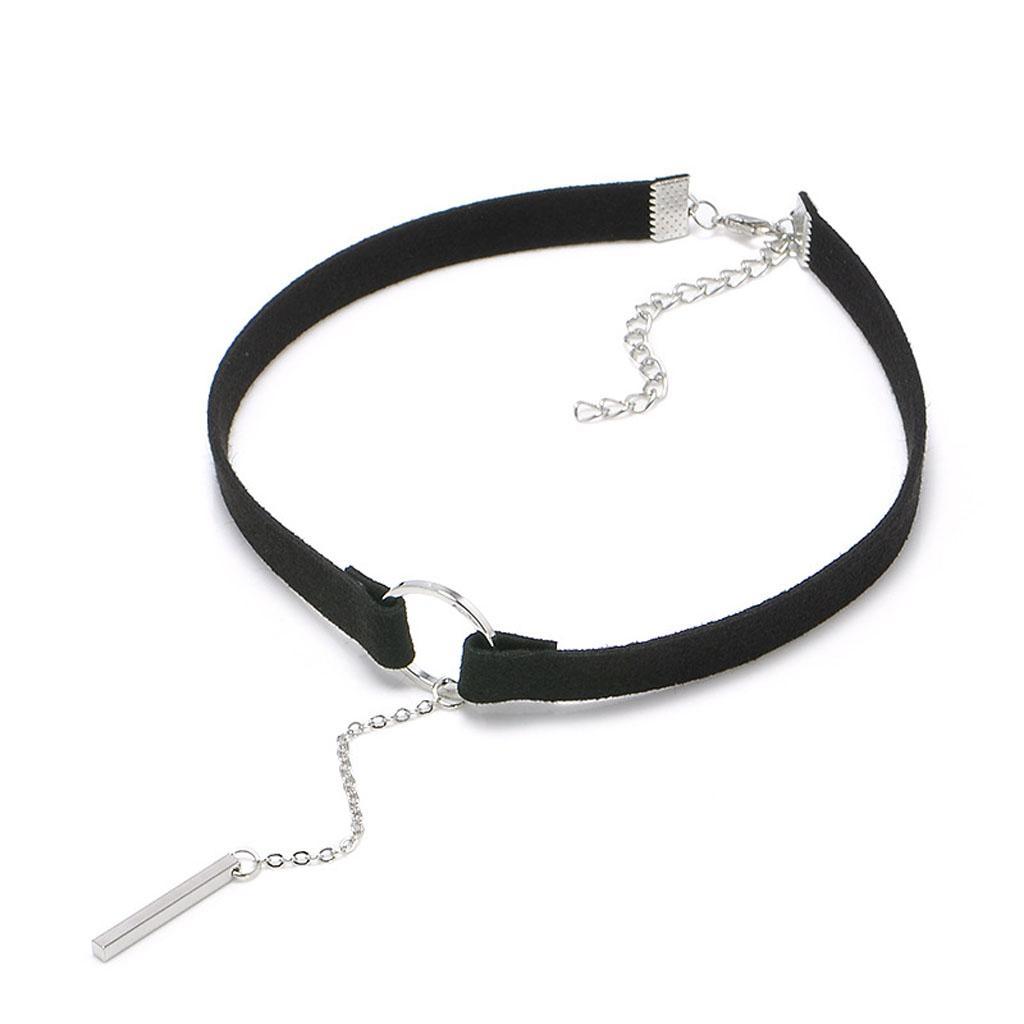 Choker Collar Chain Pendant Necklace Party Prom Fancy Elegant Decor
