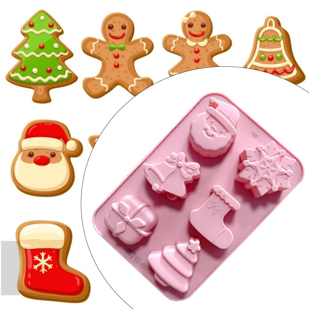 Christmas Cake Baking Molds Chocolate Mould DIY Decoration Tools