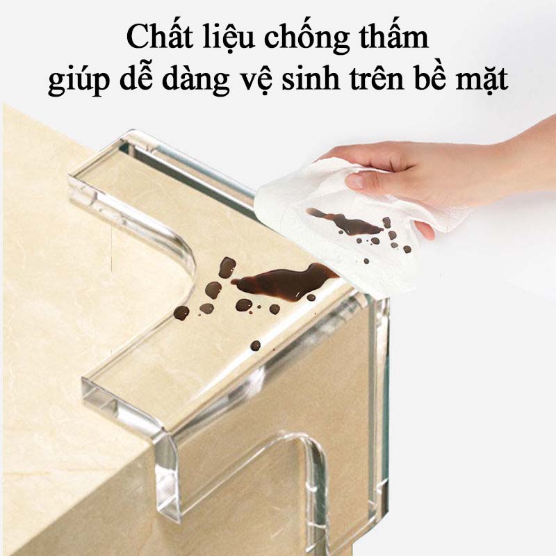 Miếng Bọc Cạnh Bàn Silicon Xốp Bịt Góc Bàn Tránh Va Chạm Miếng Bịt Góc Nhọn Của Bàn Tủ Chất Nhựa Dẻo An Toàn Cho Bé