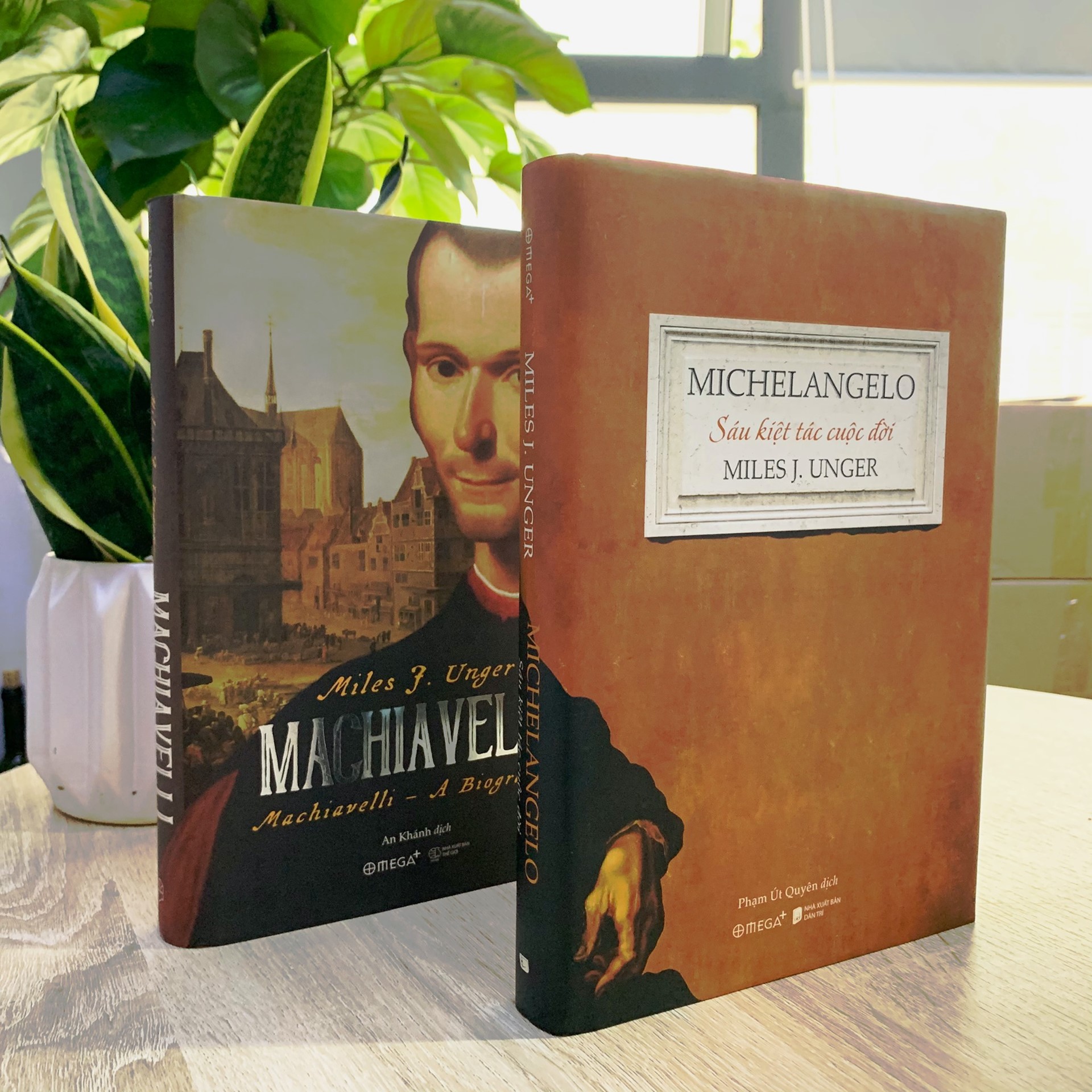 Combo Sách Của Miles J. Unger : Michelangelo - Sáu Kiệt Tác Cuộc Đời + Machiavelli