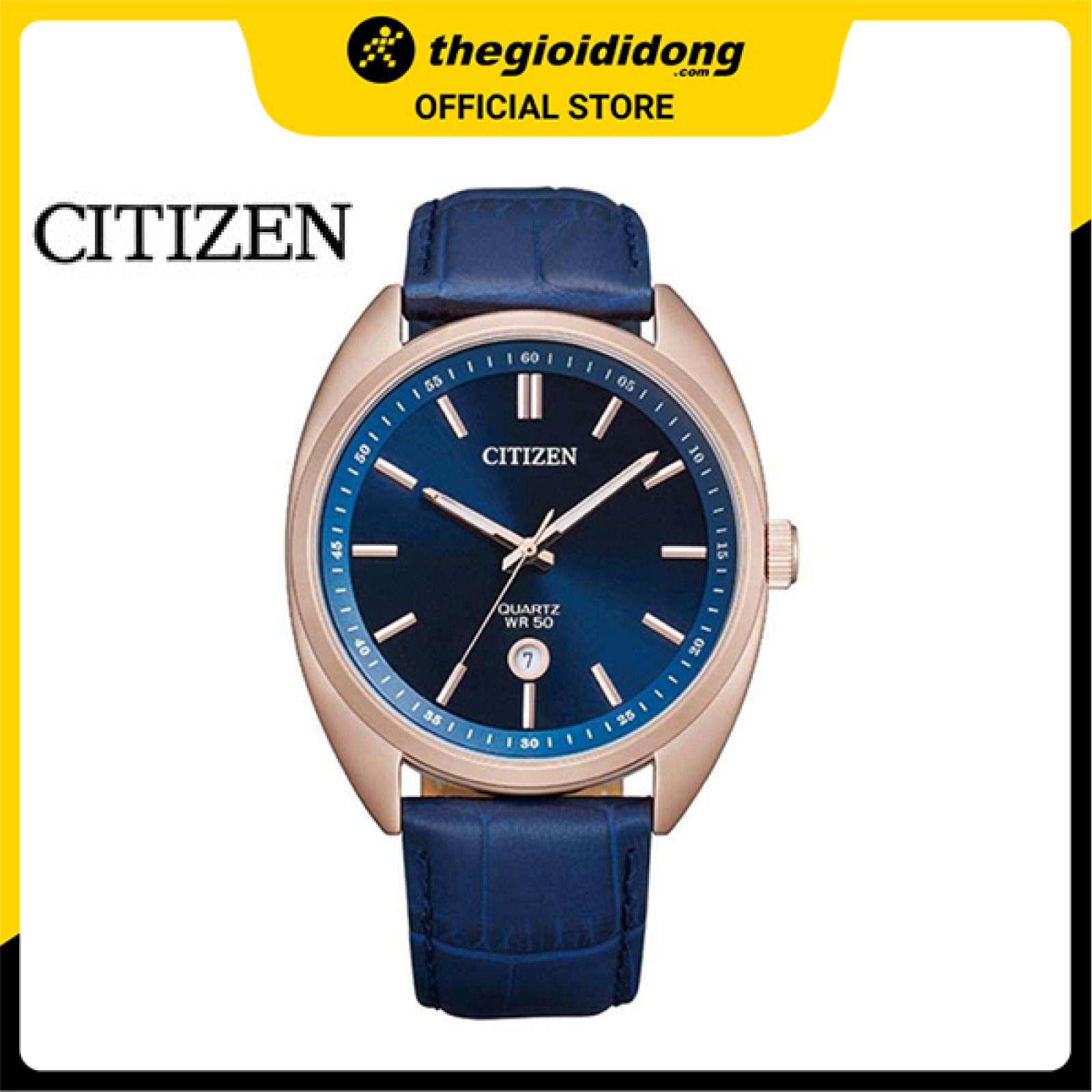 Đồng hồ Kim Nam dây da Citizen BI5093-01L - Hàng chính hãng