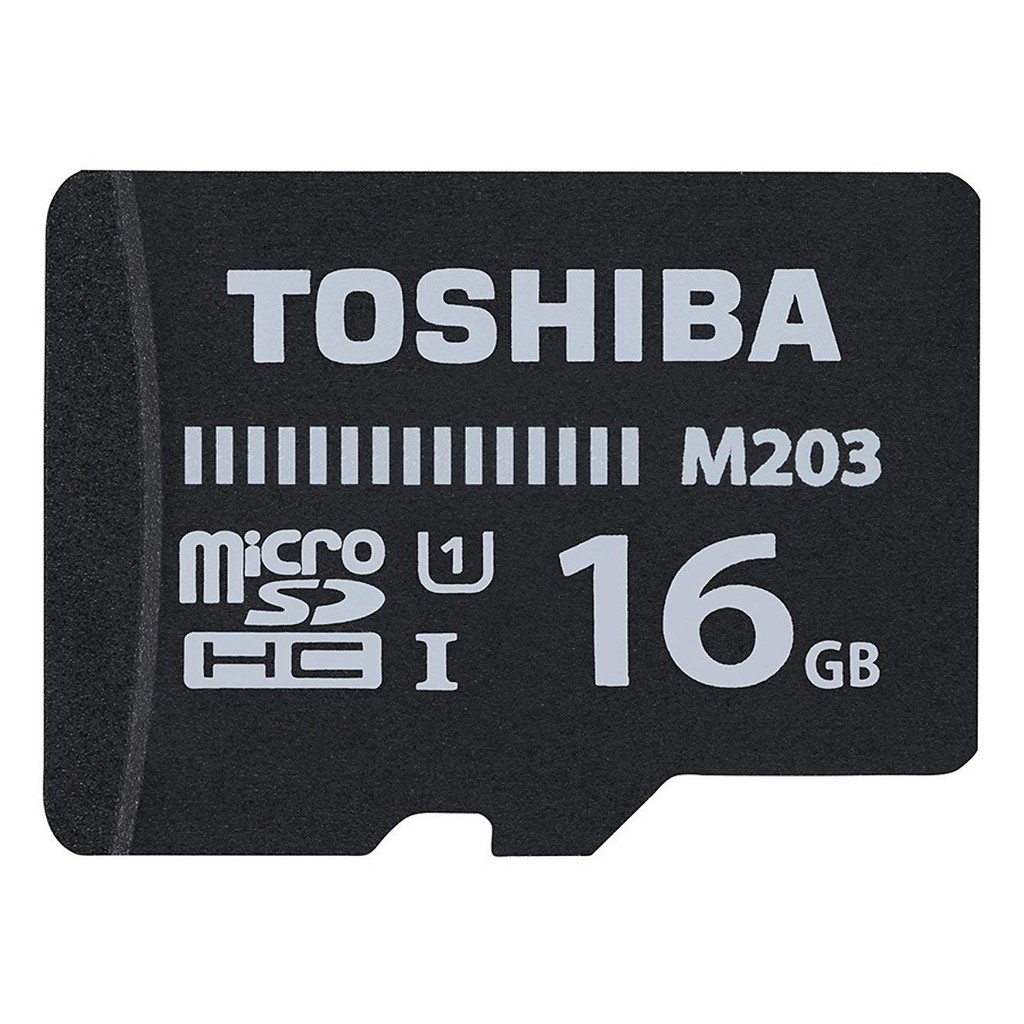 Thẻ nhớ MicroSDHC Toshiba M203 UHS-I U1 16GB 100MB/s (Đen) - Hàng chính hãng