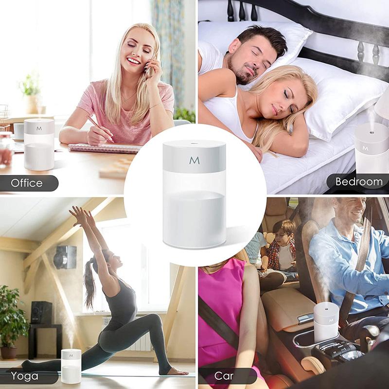 2 Chiếc 260Ml Máy Phun Sương Tạo Độ Ẩm Mát Sương USB Humidificator Phun Sương Tạo Cho Xe Ô Tô Văn Phòng Phòng Du Lịch Và Tinh Dầu Cây máy Khuếch Tán Tinh Dầu