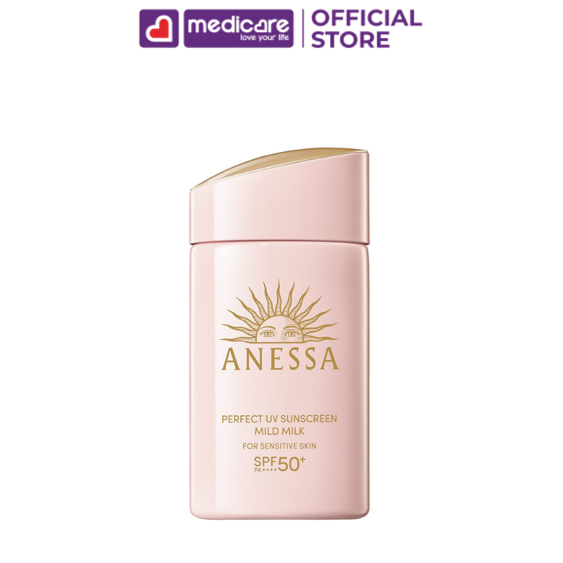 Sữa Chống Nắng ANESSA Perfect UV Da Nhạy Cảm Và Trẻ Em SPF50+ 60ml