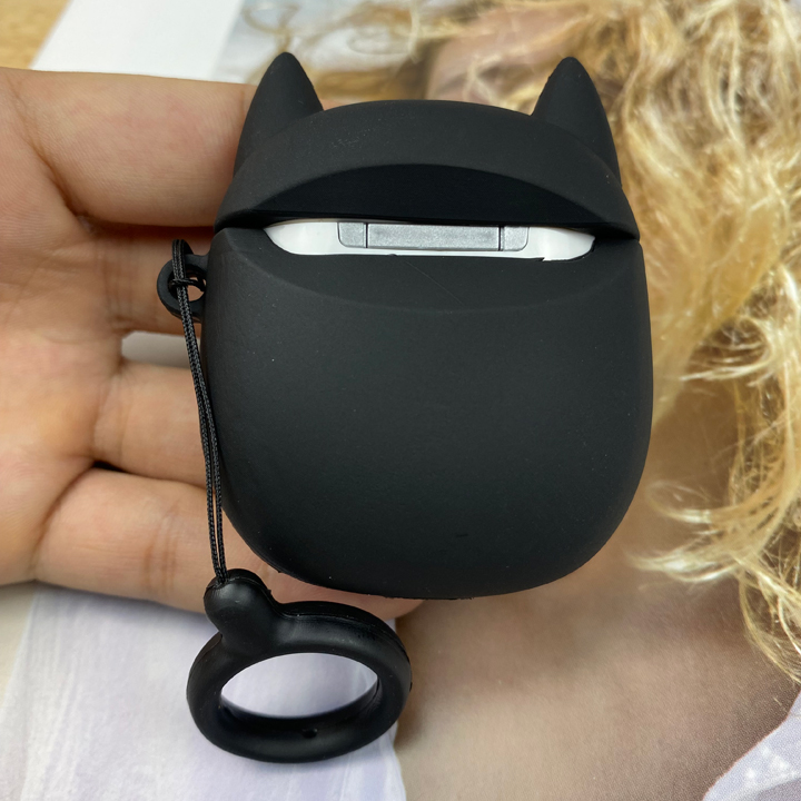 Bao Case cho Airpods 1/2/Pro hình Chiến Binh Báo Đen Black Panther - Mã TZAP370