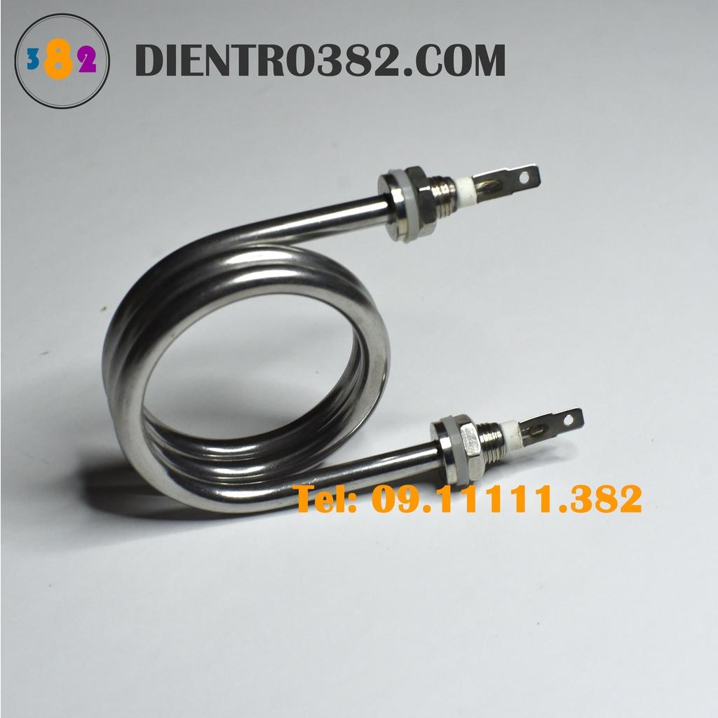 Điện trở nhiệt hấp bánh bao dạng xoắn lò so, mây so cho nồi hấp bánh bao inox 304 dạng xoắn lò so - Điện trở 382