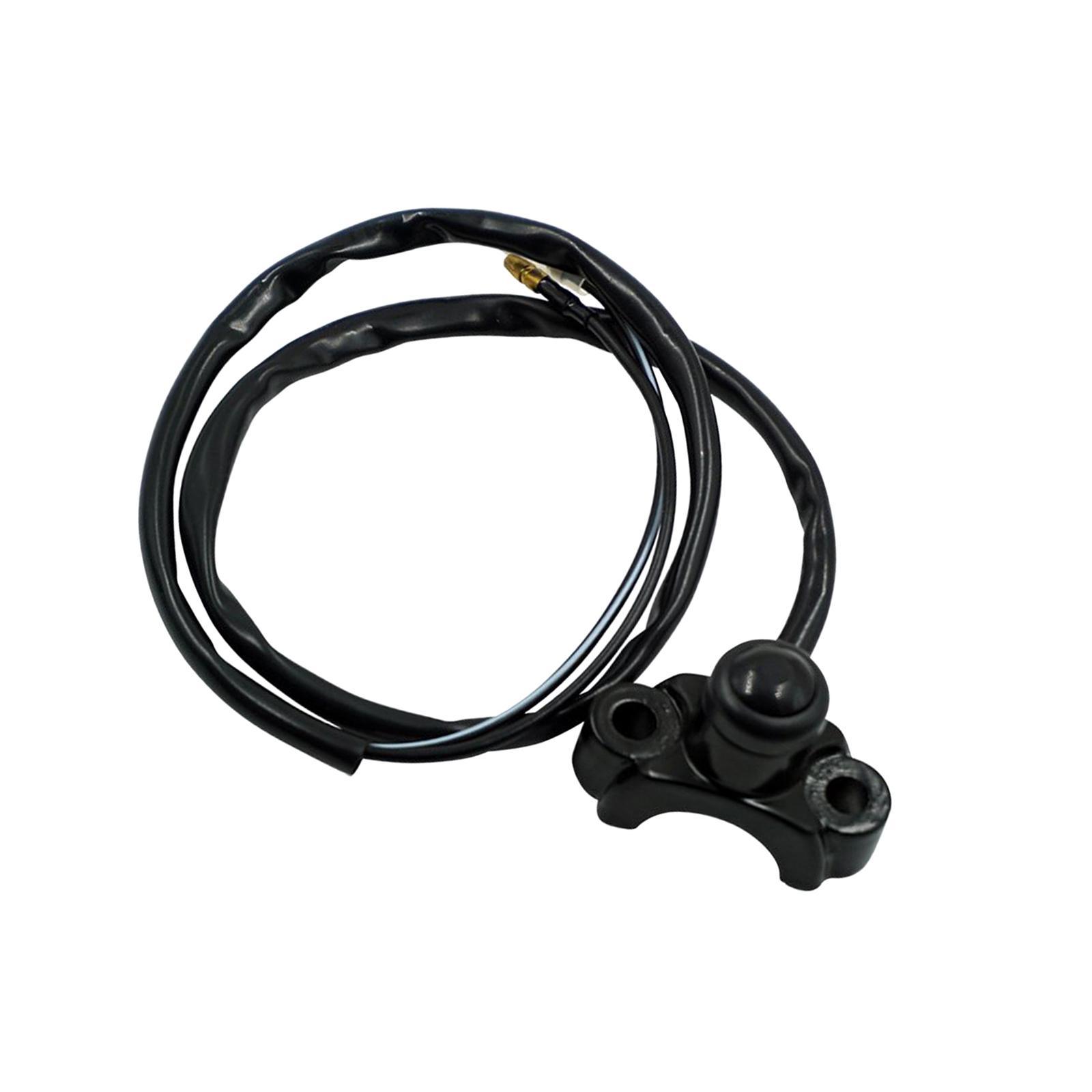 Universal Motorcycle Handlebar Switch for Motorbike Light Bar ATV Black