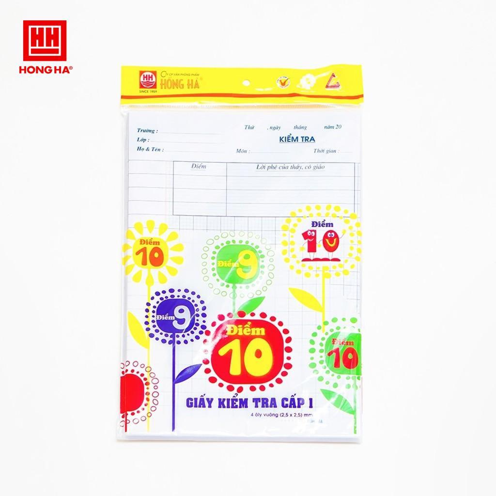 Giấy kiểm tra 4 ô ly Hồng Hà