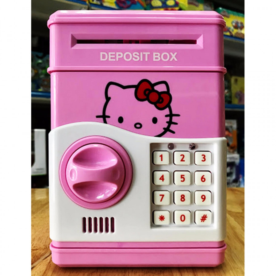 Két sắt mini cho bé yêu mầu hồng, xanh