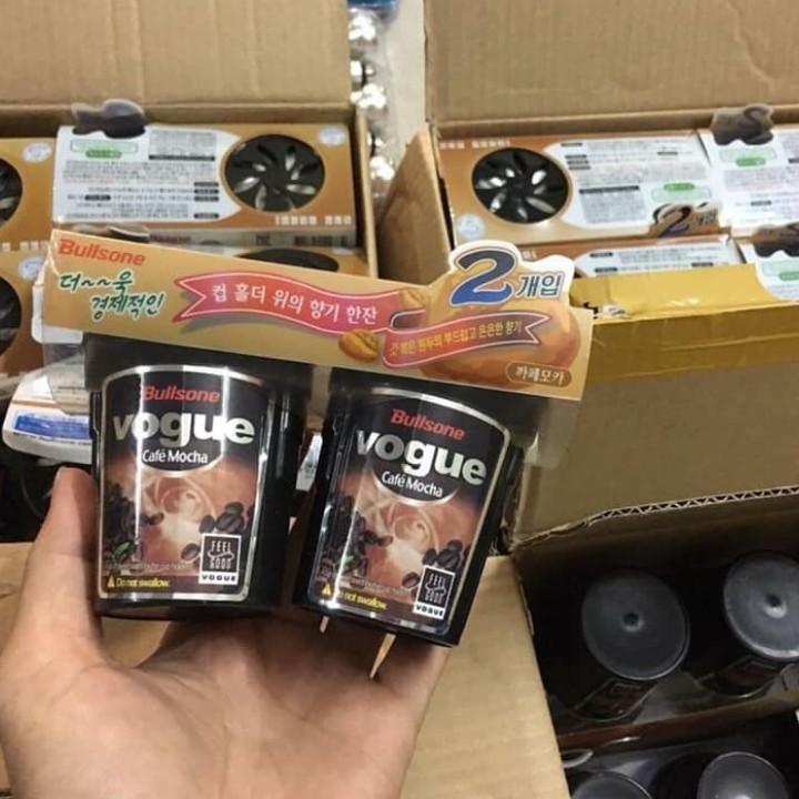 BỘ 2 Hộp Sáp Thơm Ô Tô Hương Cafe Mocha VG Bull'sone 130 gram