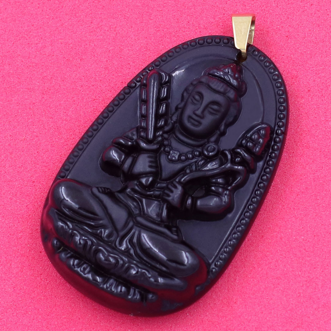 Mặt Phật Hư Không Tạng đen 5cm