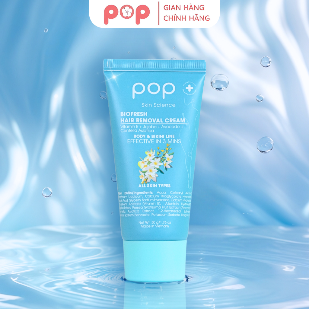 Kem Tẩy Lông Biofresh POP - Hương Nhài