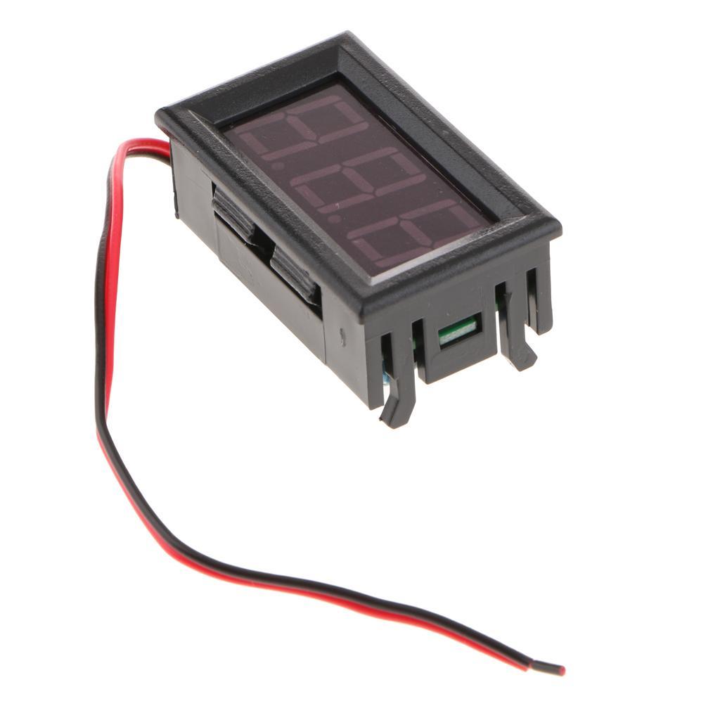 0.56" Digital Volt Meter Voltmeter Panel 2 Wire AC70-500V Reverse Protection