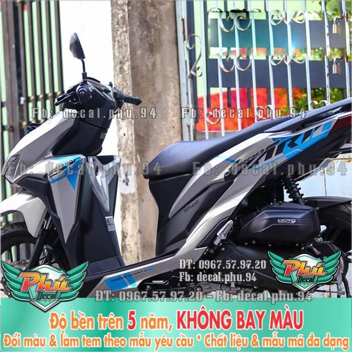 Tem rời Vario INDO bạc xanh  -1