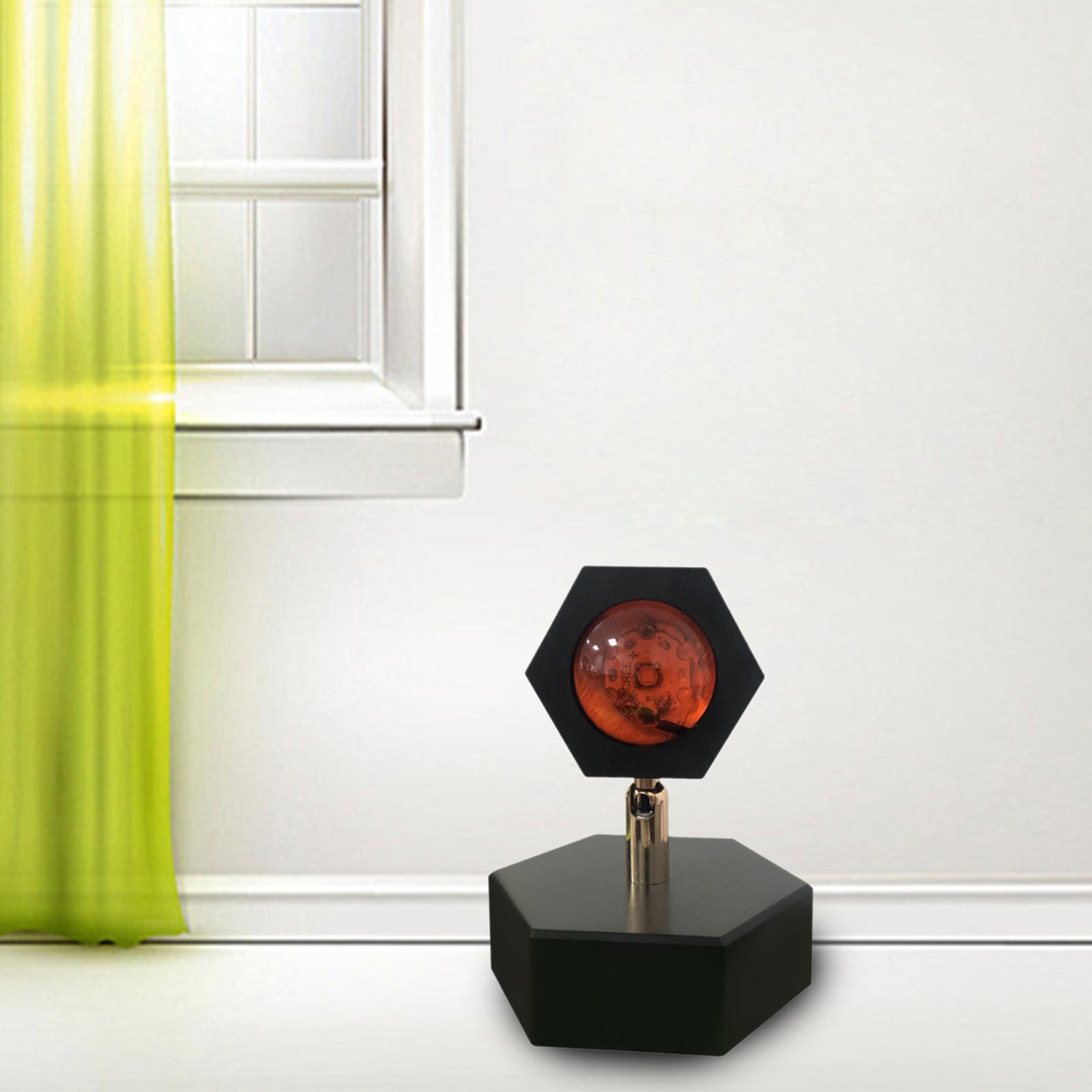 USB Sunset Projection Atmosphere Light Lamp Background Party Decor