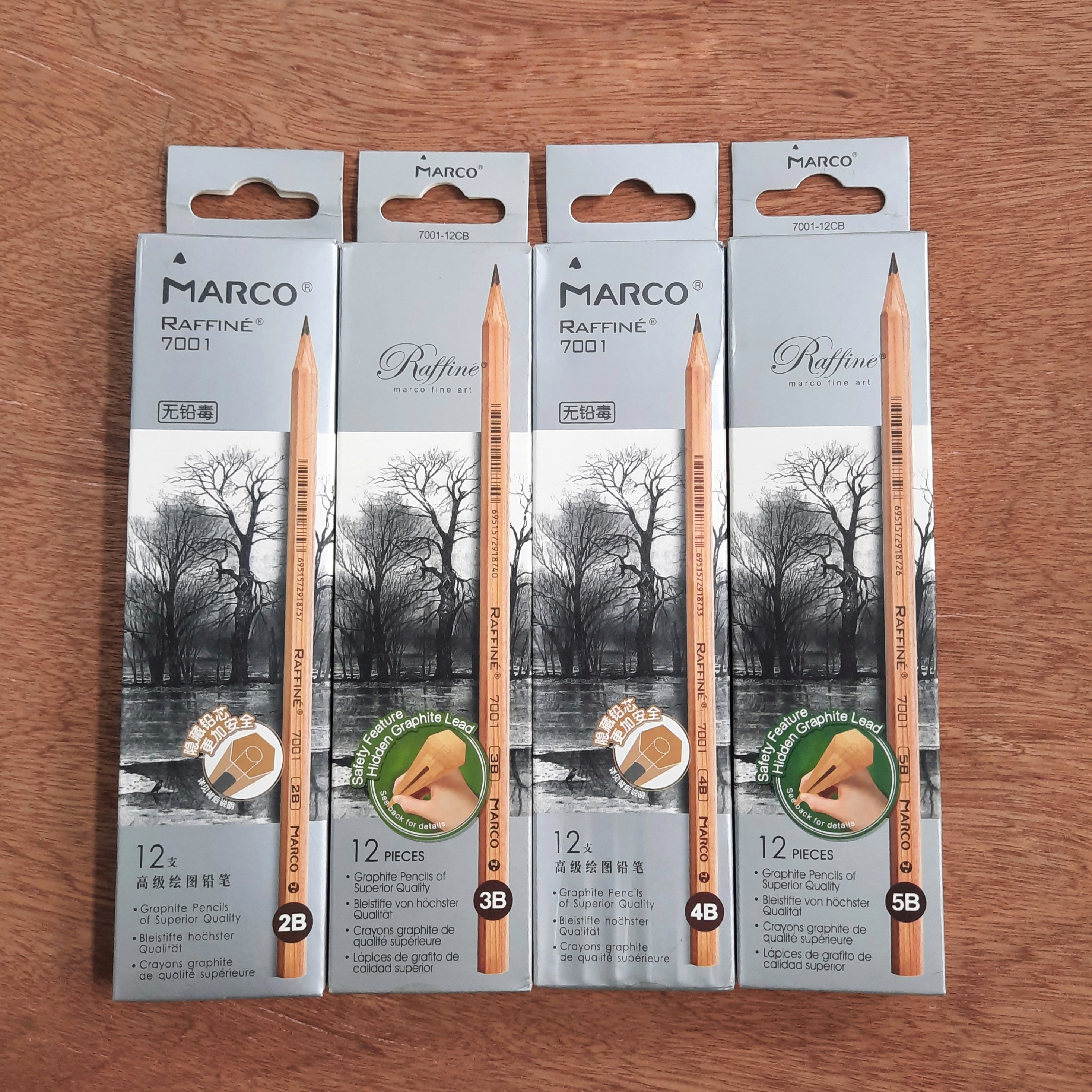 Bút chì gỗ marco 7001.