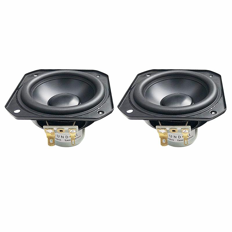 Loa toàn bộ phạm vi đầy đủ 3 inch 8ohm loa tần số đầy đủ Neodymium Long Stroke Loa Nhà hát Nhà DIY 2PCS Color: 2pcs