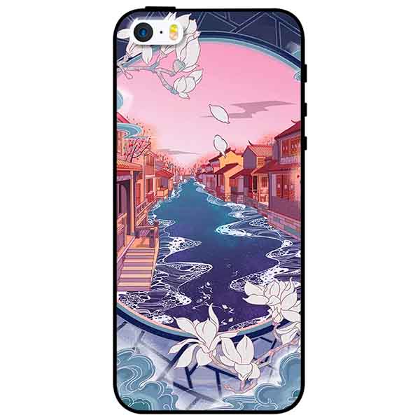 Ốp lưng in cho Iphone 5/5s/5se Mẫu Khung Cảnh