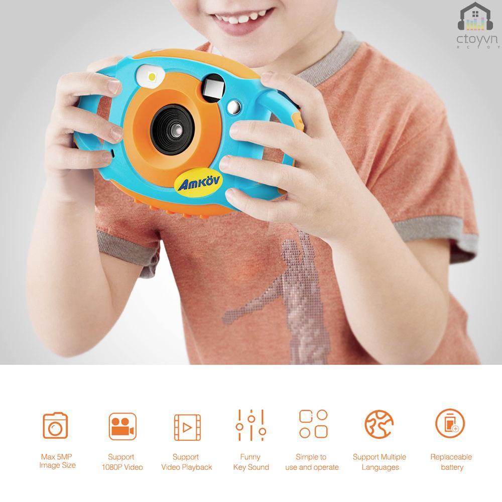 Camera kỹ thuật số WiFi Max. 5 Mega Pixels với pin Lithium dễ thương cho bé