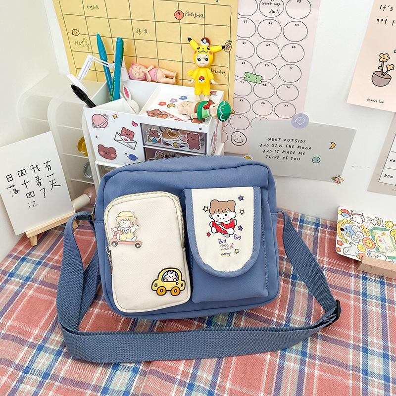 Women's Japanese Style All-Matching Canvas Bag Female Student Korean Style Crossbody