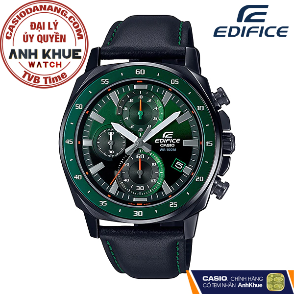 Đồng hồ nam dây da Casio Edifice chính hãng EFV-600CL-3AVUDF (43mm)