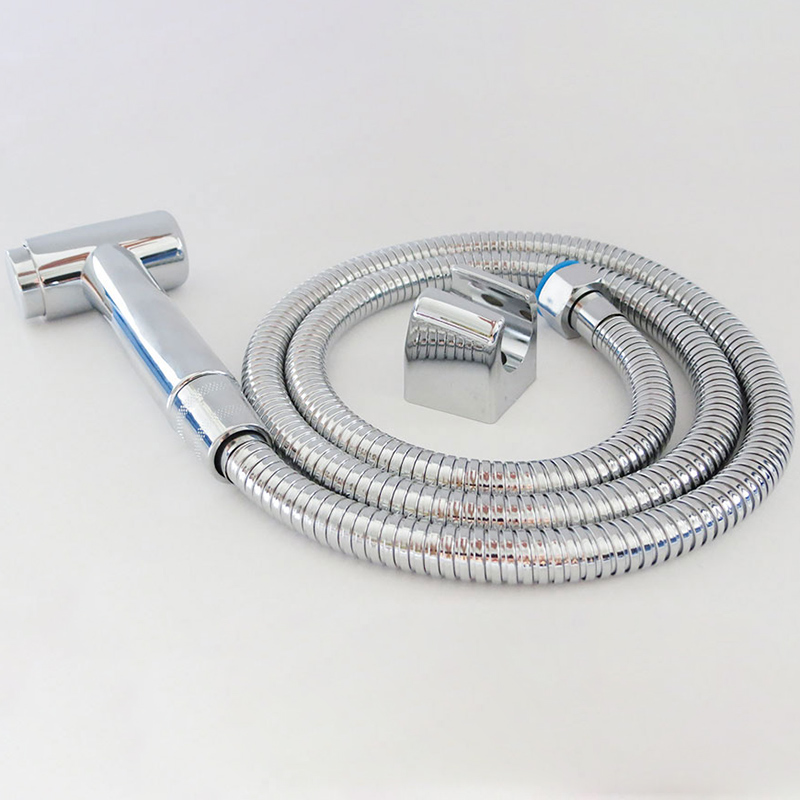 Bộ Vòi Xịt Vệ Sinh Tay Nhấn Nhựa ABS Mạ Chrome Eurolife EL-X07-1
