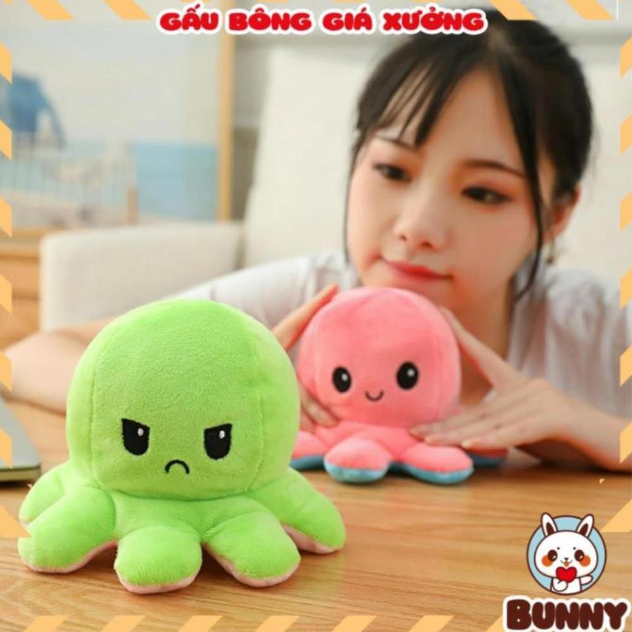 Gấu Bông Bạch Tuột Cảm Xúc 2 Mặt Hàng Cao Cấp 20cm