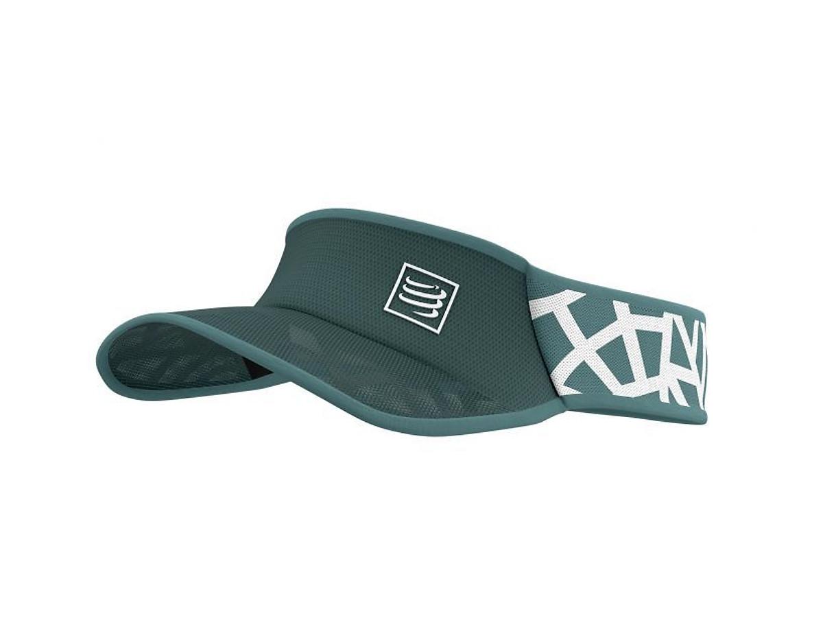 Mũ chạy bộ Com Spiderweb Ultralight Visor - Green White