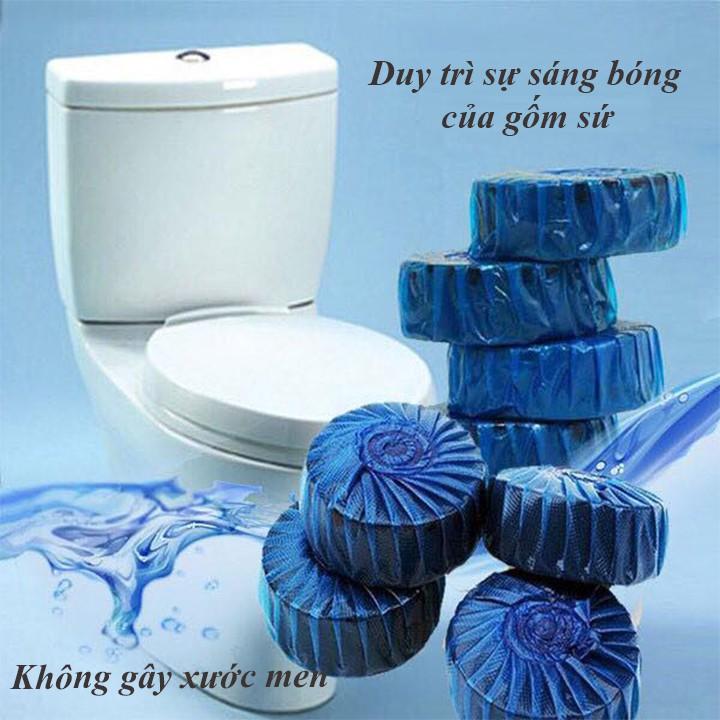 Sỉ 50 viên tẩy bồn cầu khử mùi và lưu hương thơm dịu nhẹ 00210