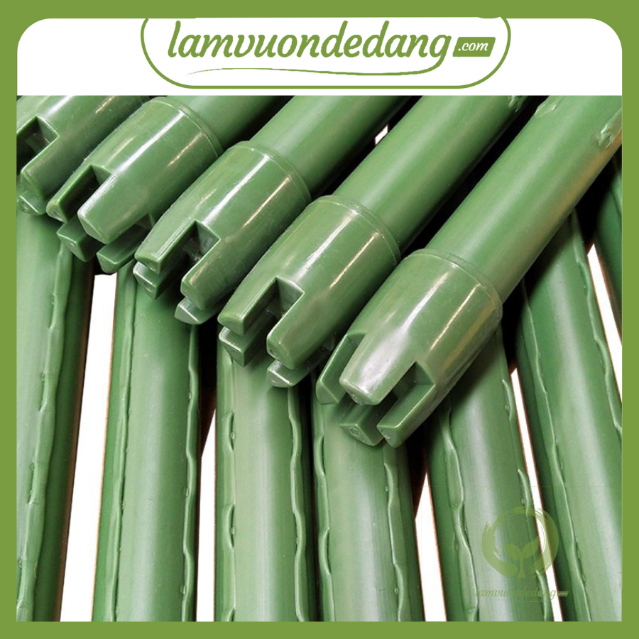 Combo 5 ỐNG THÉP BỌC NHỰA phi 16 - Dùng làm khung giàn, giá đỡ cho hoa hồng leo, cây hoa leo, bầu bí mướp mùng tơi