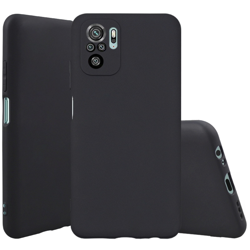 Ốp lưng dành cho Xiaomi Redmi Note 10 silicon dẻo màu đen chống sốc cao cấp bảo vệ camera