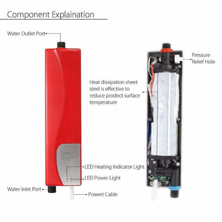 Máy Nước Nóng HYDROPOWER HEAT Công Suất 3000w - Home and Garden